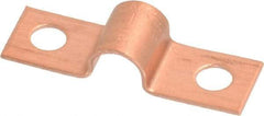 Mueller Industries - 1/4 Pipe, Copper, Pipe or Tube Strap - 2 Mounting Holes - Benchmark Tooling