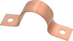 Mueller Industries - 7/8 Pipe, Copper, Pipe or Tube Strap - 2 Mounting Holes - Benchmark Tooling