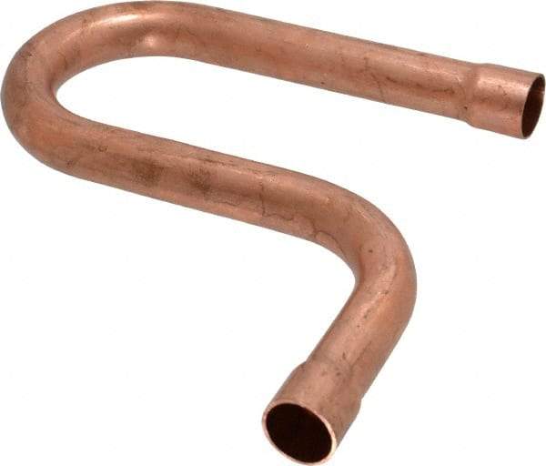 Mueller Industries - 5/8" Wrot Copper Pipe Suction Line P-Trap - C x C, Solder Joint - Benchmark Tooling