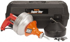 General Pipe Cleaners - Electric Battery Drain Cleaning Machine - For 3" Pipe, 500 Max RPM - Benchmark Tooling