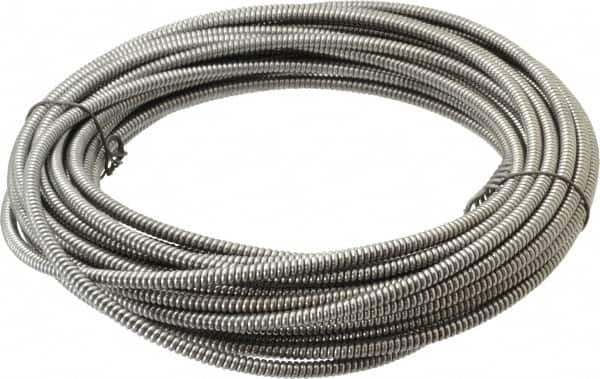 General Pipe Cleaners - 1/4" x 50' Drain Cleaning Machine Cable - Benchmark Tooling