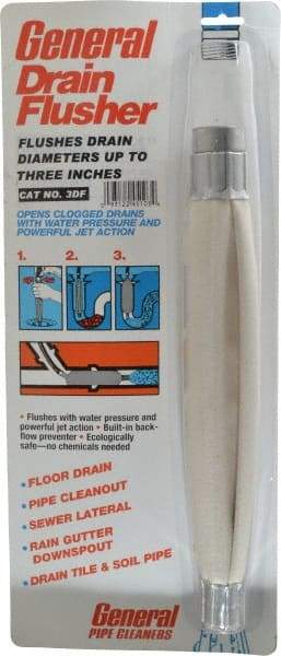 General Pipe Cleaners - Water-Pressure Flush Bags For Minimum Pipe Size: 2 (Inch) For Maximum Pipe Size: 3 (Inch) - Benchmark Tooling