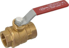 Legend Valve - 3/4" Pipe, Full Port, Brass Standard Ball Valve - Inline - One Way Flow, FNPT x FNPT Ends, Lever Handle, 600 WOG, 150 WSP - Benchmark Tooling