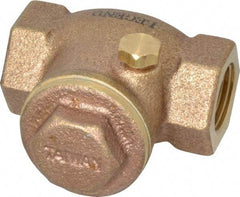 Legend Valve - 3/8" Brass Check Valve - Inline, FNPT x FNPT, 200 WOG - Benchmark Tooling