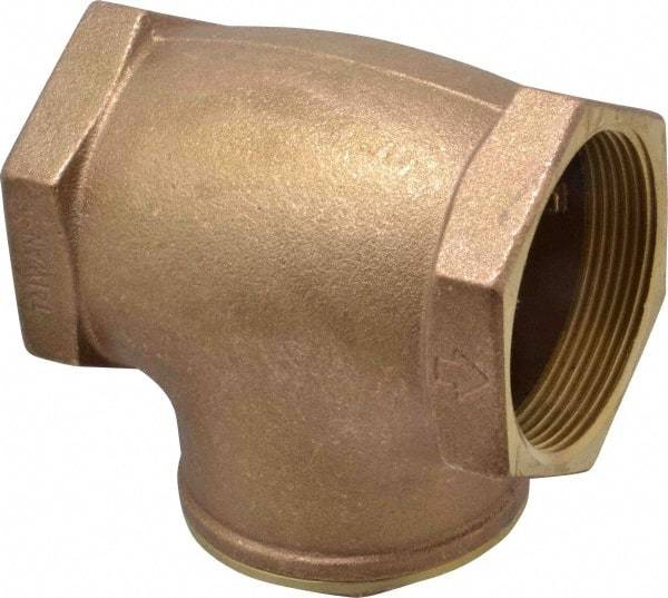 Legend Valve - 3" Brass Check Valve - Inline, FNPT x FNPT, 200 WOG - Benchmark Tooling