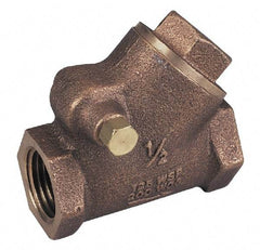 Legend Valve - 1/2" Bronze Check Valve - Y-Pattern, FNPT x FNPT, 300 WOG - Benchmark Tooling