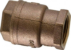 Legend Valve - 1" Bronze Check Valve - Inline, FNPT x FNPT, 250 WOG - Benchmark Tooling