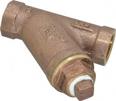 Legend Valve - 1/2" Pipe, FNPT Ends, Bronze Y-Strainer - 300 psi WOG Rating, 150 psi WSP Rating - Benchmark Tooling