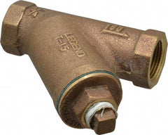 Legend Valve - 3/4" Pipe, FNPT Ends, Bronze Y-Strainer - 300 psi WOG Rating, 150 psi WSP Rating - Benchmark Tooling