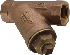 Legend Valve - 1" Pipe, FNPT Ends, Bronze Y-Strainer - 300 psi WOG Rating, 150 psi WSP Rating - Benchmark Tooling