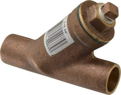 Legend Valve - 3/4" Pipe, Solder Ends, Bronze Y-Strainer - 300 psi WOG Rating, 150 psi WSP Rating - Benchmark Tooling