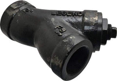 Legend Valve - 2" Pipe, FNPT Ends, Cast Iron Y-Strainer - 500 psi WOG Rating, 250 psi WSP Rating - Benchmark Tooling