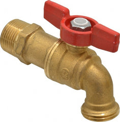 Legend Valve - 3/4 Inch Pipe, 125 psi WOG Rating, Brass Hose Bibb, Stop Valve - Benchmark Tooling