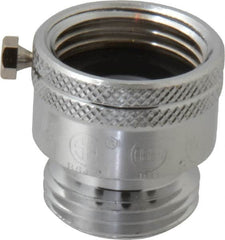 Legend Valve - 3/4" Pipe, 125 Max psi, Chrome Plated Brass, Hose Type Vacuum Breaker Valve - Buna-N Seal, GHT End Connections - Benchmark Tooling