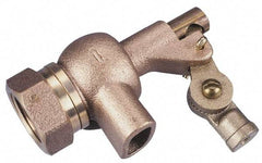 Legend Valve - 1-1/4" Pipe, Bronze, Mechanical Float Valve - 125 psi, NPTF x Plain End Connections - Benchmark Tooling