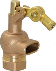 Legend Valve - 1" Pipe, Bronze, Mechanical Float Valve - 125 psi, NPTF x Plain End Connections - Benchmark Tooling