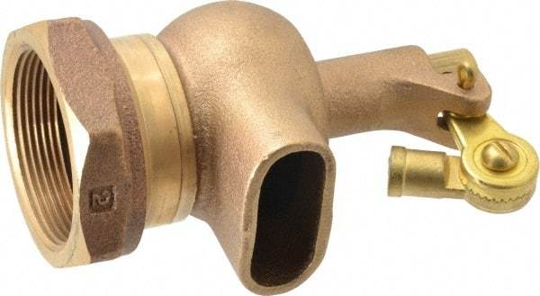 Legend Valve - 2" Pipe, Bronze, Mechanical Float Valve - 125 psi, NPTF x Plain End Connections - Benchmark Tooling