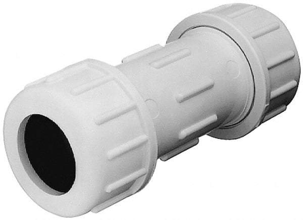Legend Valve - 2-1/2" Pipe, PVC Compression Pipe Coupling - 150 psi WOG Rating - Benchmark Tooling