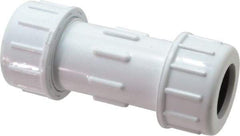 Legend Valve - 1" Pipe, PVC Compression Pipe Coupling - 150 psi WOG Rating - Benchmark Tooling