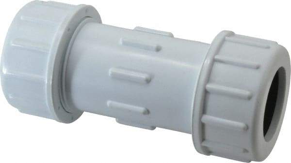 Legend Valve - 1-1/4" Pipe, PVC Compression Pipe Coupling - 150 psi WOG Rating - Benchmark Tooling