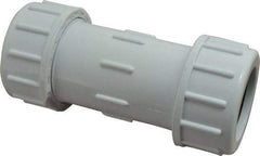 Legend Valve - 1-1/2" Pipe, PVC Compression Pipe Coupling - 150 psi WOG Rating - Benchmark Tooling