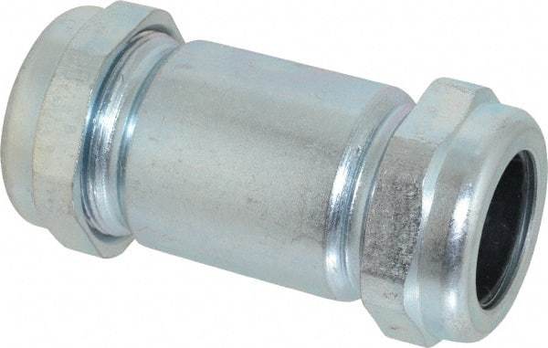 Legend Valve - 1" Pipe, Galvanized Compression Pipe Coupling - 200 psi WOG Rating - Benchmark Tooling