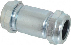 Legend Valve - 1" Pipe, Galvanized Compression Pipe Coupling - 200 psi WOG Rating - Benchmark Tooling