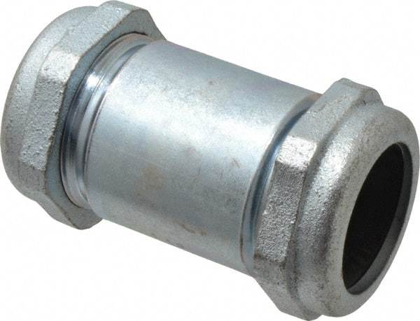 Legend Valve - 1-1/2" Pipe, Galvanized Compression Pipe Coupling - 200 psi WOG Rating - Benchmark Tooling