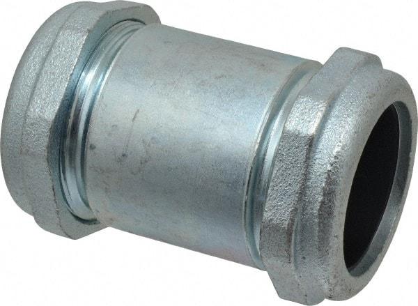 Legend Valve - 2" Pipe, Galvanized Compression Pipe Coupling - 200 psi WOG Rating - Benchmark Tooling