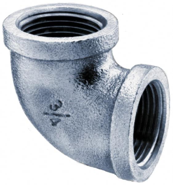 Merit Brass - 2-1/2" Grade 316 Stainless Steel Pipe 90° Elbow - FNPT x FNPT End Connections, 150 psi - Benchmark Tooling