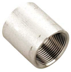 Value Collection - 1" Grade 304 Stainless Steel Pipe Coupling - FNPT x FNPT End Connections, 150 psi - Benchmark Tooling