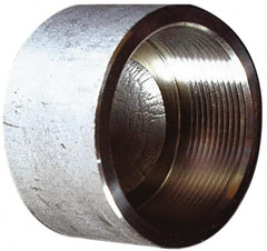 Merit Brass - 4" Grade 316 Stainless Steel Pipe End Cap - FNPT End Connections, 150 psi - Benchmark Tooling