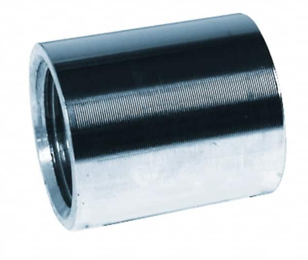 Merit Brass - 1 x 3/8" Grade 316/316L Stainless Steel Pipe Reducer Coupling - FNPT x FNPT End Connections, 3,000 psi - Benchmark Tooling