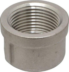 Merit Brass - 1" Grade 316 Stainless Steel Pipe End Cap - FNPT End Connections, 150 psi - Benchmark Tooling