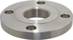 Value Collection - 2" Pipe, 6" OD, Stainless Steel, Threaded Pipe Flange - 4-3/4" Across Bolt Hole Centers, 3/4" Bolt Hole, 150 psi, Grades 316 & 316L - Benchmark Tooling