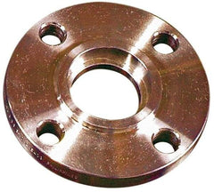 Merit Brass - 2-1/2" Pipe, 7" OD, Stainless Steel, Slip On Pipe Flange - 5-1/2" Across Bolt Hole Centers, 3/4" Bolt Hole, 150 psi, Grades 316 & 316L - Benchmark Tooling