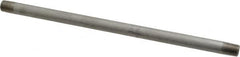 Merit Brass - Schedule 40, 1/8" Pipe x 8" Long, Grade 304/304L Stainless Steel Pipe Nipple - Welded & Threaded - Benchmark Tooling