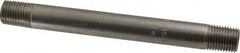 Merit Brass - Schedule 40, 1/4" Pipe x 5" Long, Grade 304/304L Stainless Steel Pipe Nipple - Welded & Threaded - Benchmark Tooling