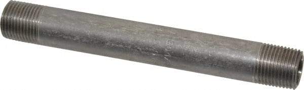 Merit Brass - Schedule 40, 3/8" Pipe x 5" Long, Grade 304/304L Stainless Steel Pipe Nipple - Welded & Threaded - Benchmark Tooling