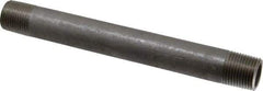 Merit Brass - Schedule 40, 3/8" Pipe x 5-1/2" Long, Grade 304/304L Stainless Steel Pipe Nipple - Welded & Threaded - Benchmark Tooling