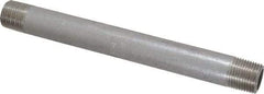 Merit Brass - Schedule 40, 3/8" Pipe x 6" Long, Grade 304/304L Stainless Steel Pipe Nipple - Welded & Threaded - Benchmark Tooling