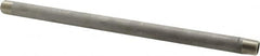 Merit Brass - Schedule 40, 3/8" Pipe x 12" Long, Grade 304/304L Stainless Steel Pipe Nipple - Welded & Threaded - Benchmark Tooling