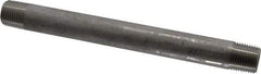 Merit Brass - Schedule 40, 1/2" Pipe x 8" Long, Grade 304/304L Stainless Steel Pipe Nipple - Welded & Threaded - Benchmark Tooling