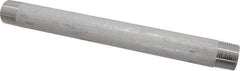 Merit Brass - Schedule 40, 1" Pipe x 12" Long, Grade 304/304L Stainless Steel Pipe Nipple - Welded & Threaded - Benchmark Tooling