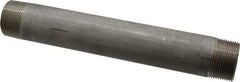 Merit Brass - Schedule 40, 1-1/4" Pipe x 10" Long, Grade 304/304L Stainless Steel Pipe Nipple - Welded & Threaded - Benchmark Tooling