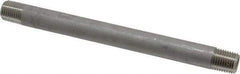 Merit Brass - Schedule 40, 1/4" Pipe x 6" Long, Grade 316/316L Stainless Steel Pipe Nipple - Welded & Threaded - Benchmark Tooling