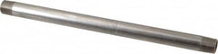 Merit Brass - Schedule 40, 3/8" Pipe x 10" Long, Grade 316/316L Stainless Steel Pipe Nipple - Welded & Threaded - Benchmark Tooling