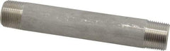 Merit Brass - Schedule 40, 3/4" Pipe x 6" Long, Grade 316/316L Stainless Steel Pipe Nipple - Welded & Threaded - Benchmark Tooling