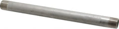 Merit Brass - Schedule 40, 3/4" Pipe x 12" Long, Grade 316/316L Stainless Steel Pipe Nipple - Welded & Threaded - Benchmark Tooling