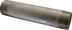 Merit Brass - Schedule 40, 2-1/2" Pipe x 12" Long, Grade 316/316L Stainless Steel Pipe Nipple - Welded & Threaded - Benchmark Tooling